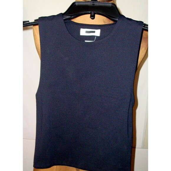 New Womens Babaton Aritzia Contour Muscle Tank Black 2XS XXS Nice Sleeveless - Picture 4 of 5